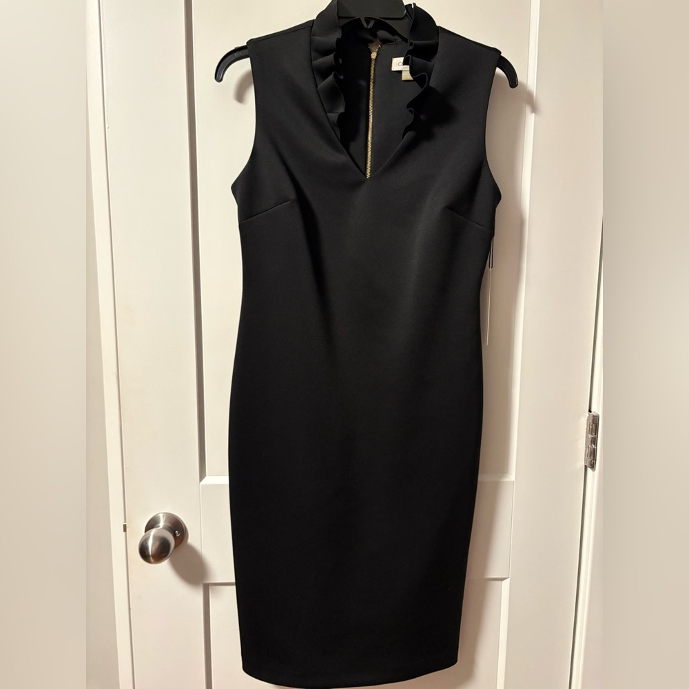 Calvin Klein Black Midi Dress